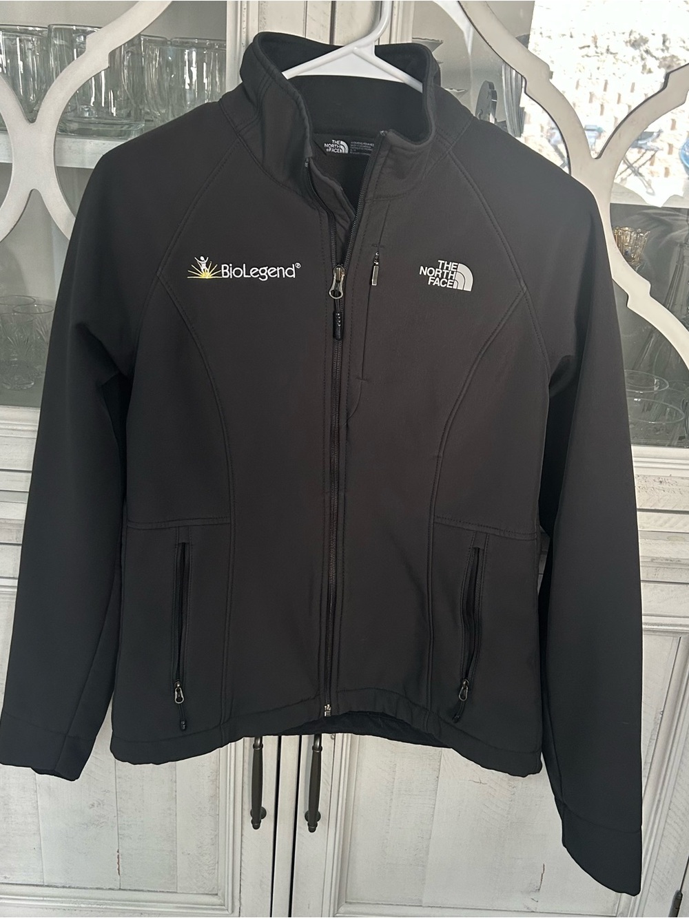The North Face Women’s Apex Soft Shell Jacket Black Full Zip Size Small